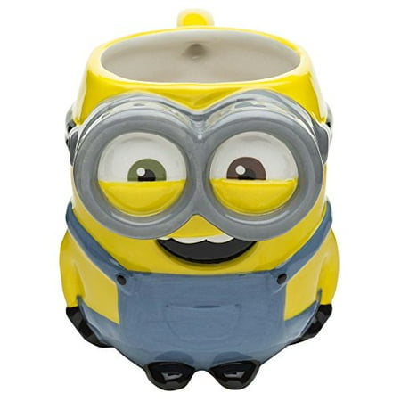 

Zak Designs Despicable Collectible Keepsake Tea Hot DrinksBob Unique 3D Sculpted Ceramic Coffee Mug 1 Count (Pack of 1) Bob the Minion