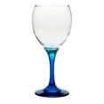 thumbnail image 2 of Ocean Blue Stemmed Wine Glasses, 10.5 oz, 2 of 2
