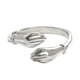 thumbnail image 1 of Anillo De Abrazo De Pareja, Anillo De Abrazo De Amor De Plata De Ley 925, Anillo Abierto Ajustable Retro, Regalo Para Mujer, Madre, Esposa, Novia, Amante Noticed AP007441-02, 1 of 6
