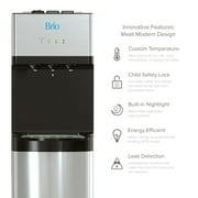 Brio 500 Series Self-Cleaning Stainless Steel Water Dispenser: Hot, Cold, and Room Temperature