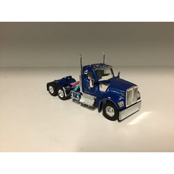 DCP blue Western Dist. Kenworth W990 daycab tractor 1/64