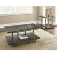 thumbnail image 2 of Steve Silver Terrell Coffee Table with Casters, Smokey Brown, 2 of 6