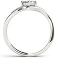 thumbnail image 3 of 1/10 Carat T.W. Diamond Split Shank Bypass 10kt White Gold Engagement Ring, 3 of 5