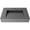 Gray, variant on Castello USA Inc Pyramid 30" Solid Surface Manmade Stone Bathroom Sink in Black