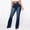 Dark Blue, variant on OKBOP Womens Lounge Pants,Jeans Fashion Middle-waisted Straight Pocket Hole Long Pants for Women