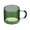 Avocado green, variant on Colorful Double Wall Glass Cups, Borosilicate Glass Teacups Coffee Mugs with Handle, 250ML