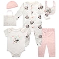 thumbnail image 1 of Set de Ropa para Bebé Disney Minnie Mouse 7 Piezas para Recién Nacidos 0-3 Meses, 1 of 7