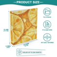 thumbnail image 5 of Pineapples Slices 3 Ring Binders 1.5 inch Hardcover File Folders with Interior Pockets A4 Size Organizer for School Office Hospital Set of 2, 5 of 8