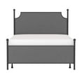 thumbnail image 3 of Hillsdale Furniture McArthur Metal Upholstered Queen Bed, Matte Black with Gray Fabric, 3 of 10