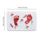 thumbnail image 5 of 26-27 Halloween Blood Bathroom Carpet Durable Rug Carpets Creepy Pads With Red Footprints Thrilling Shower Anti-slip, 5 of 5