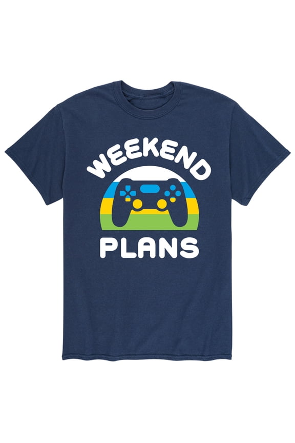 - Weekend Plans - Men's Short Sleeve Graphic T-Shirt