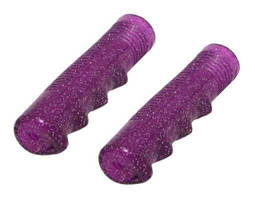 BLUE Chrome Velour Grips. Lowrider, Cruiser, Chopper Bike