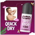 thumbnail image 3 of Scrubbingtons Pit Stop Kids Deodorant Natural Roll On For Children, Teens. Made in UK, 98% Natural Ingredients For Sensitive Skin. Paediatrician approved, Aluminium & Alcohol Free, Very Berry 75ml, 3 of 8