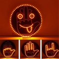 thumbnail image 4 of Road Mate Hand, 4 Emojis and 4 Gestures Finger Flicker Car Hand Light with Remote, Funny Road Rage L, 4 of 5