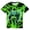 09-Green, variant on KHONTS 3D Graphic Printed Shirt Kids Neon Shirts for Boys Girls Crewneck Short Sleeve Tee,Size 2-13 Years 09-Green 160