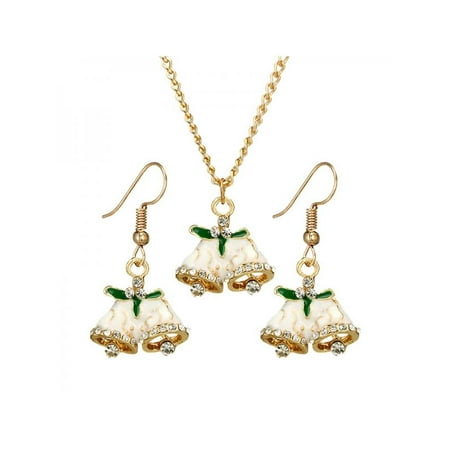 - Nicesee Womens Girls Christmas Earrings Necklace Jewelry Gift