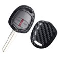 thumbnail image 1 of Car Protection Key Covers Accessories Styling Case For Mitsubishi Pajero EX Lancer ASX Outlander Galant Carbon Fiber Grain Shell, 1 of 2