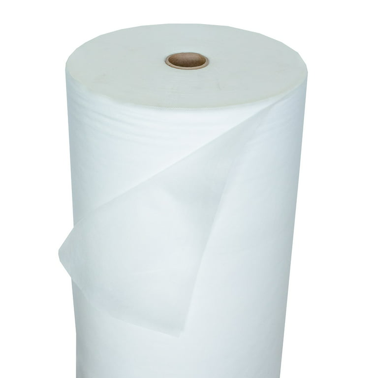 House2Home White Non-Woven Interfacing Fabric for Sewing, 40 inch