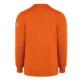 thumbnail image 3 of SEL2ORRGXL FR Lng Slv Henley Shirt, Orange, XL, Button, 3 of 3