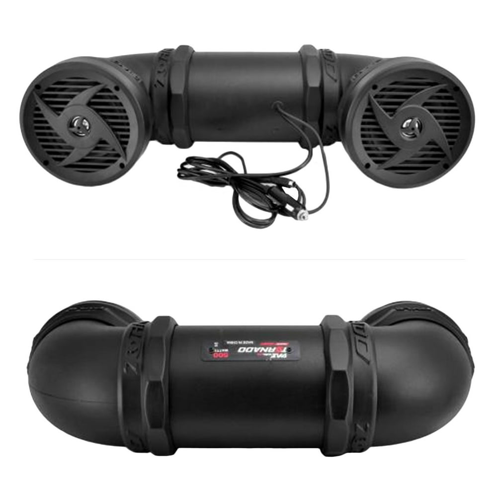 500 Watts ATV/UTV/Jet Ski/Snowmobile Powered Sound System w/ 6.5" 2way