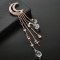 thumbnail image 5 of Cheers.US 3Pcs Women Lady Girls Rhinestone Hairpin Inlaid Crescent Moon Tassels Pendant Hair Clip Hairpin Stars and Moon Hair Clips Head Accessory, 5 of 6