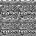 thumbnail image 1 of Ahgly Company Indoor Square Patterned Charcoal Black Novelty Area Rugs, 7' Square, 1 of 6