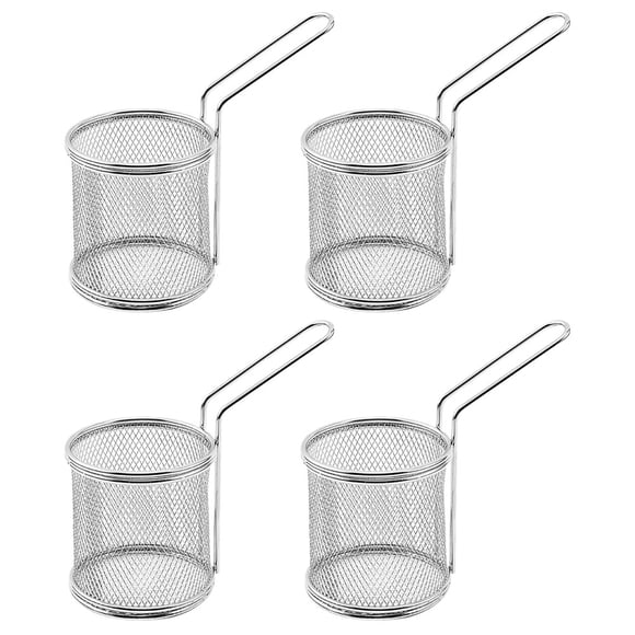 cestas reutilizables para freír, utensilios para tiendas de alimentos, soporte para comida frita, cesta para pollo frito