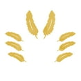 thumbnail image 4 of de pared de espejo extraíbles en apariencia de ligera Etiqueta de espejo dorado, 4 of 8