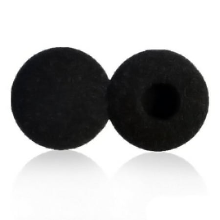 Ipod Earbud Covers 10 Pack Quality Foam Replacement Earbud Earpad Sponge Covers for iPod / ipod /iphone/ itouch and Similar stereo Headsets (BLACK) ()
