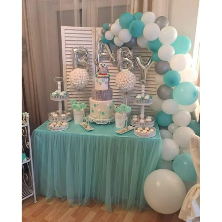 Lattliv Balloons 56 Pcs Baby Shower Boy Balloons Latex Foil Mylar Lattliv Balloons 56 Pcs Baby Shower Boy Balloons Latex Foil Mylar