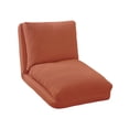 thumbnail image 1 of Sofá Cama Plegable, Sofá Multifuncional, Sofá Tapizado, Sillón, Color Naranja, 1 Plaza, 1 of 8