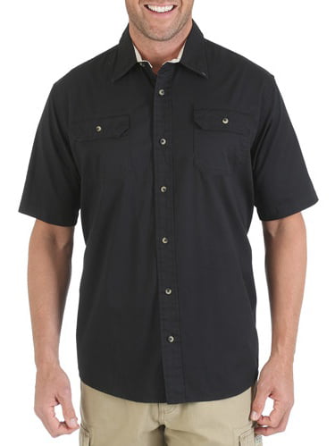 Tall Mens' Short Sleeve Woven Shirt - Walmart.com