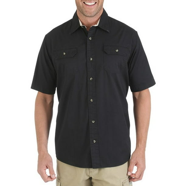 Tall Mens' Short Sleeve Woven Shirt - Walmart.com