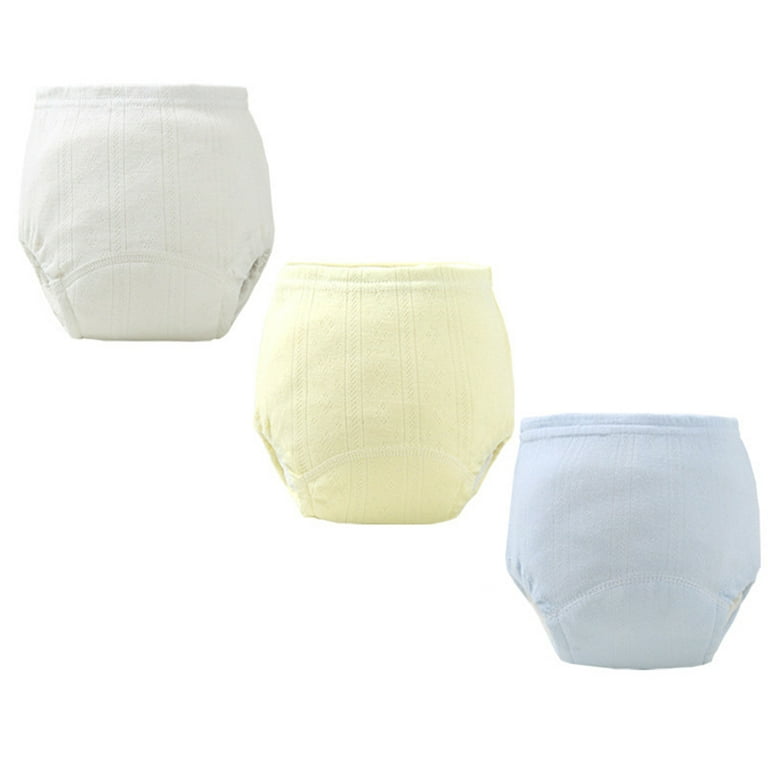 Baby 3 Packs Cotton Training Pants Reusable Toddler Potty Training  Underwear for Boy and Girl