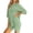 Green, variant on Stichou Womens Two Piece Lounge Set 2026 Summer Oversized Casual Shirts Biker Shorts Matching Airport Travel Clothes Navy 2XL