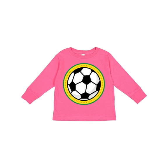 Inktastic Soccer Ball Sports Boys or Girls Long Sleeve Toddler T-Shirt