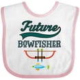 thumbnail image 3 of Inktastic Future Bow Fisher Hunting Fishing Boys Baby Bib, 3 of 4