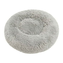 Matoen Round Anti Anxiety Washable Dog Cat Bed, Calming Pet Bed for Small/Medium/Large Cats and Dogs, 16 inch