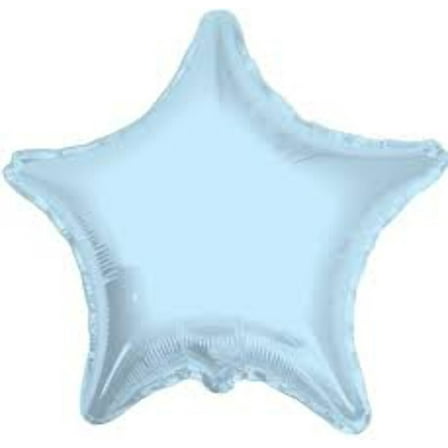 Kaleidoscope Light Blue 20 Inch Star Shaped Foil Mylar Balloon [17871]