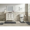 thumbnail image 2 of Garland Rug Gramercy Washable Bath Rug Set, 5 Piece (2 Bath Rugs, Contour, Lid Cover, & Runner Rug) Cinder Gray, 2 of 7