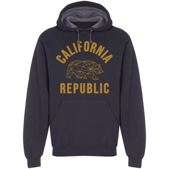 Amazing Bears In California Hoodie Men -Image by Shutterstock, Male XX-Large