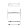 thumbnail image 7 of Topcobe White Clear Transparent Folding Chair Chair Pc Plastic Living Room Seat 32 H x 17W x 18 D, Modern Furniture for Living Room Balcony Patio, 7 of 7