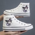 thumbnail image 3 of Zapatos de lona Kawaii Cinnamoroll Kawaii Sanrio 2024, zapatos casuales de moda con dibujos animados de estudiantes japoneses, zapatos deportivos de caña alta para niñas lindas, 3 of 5