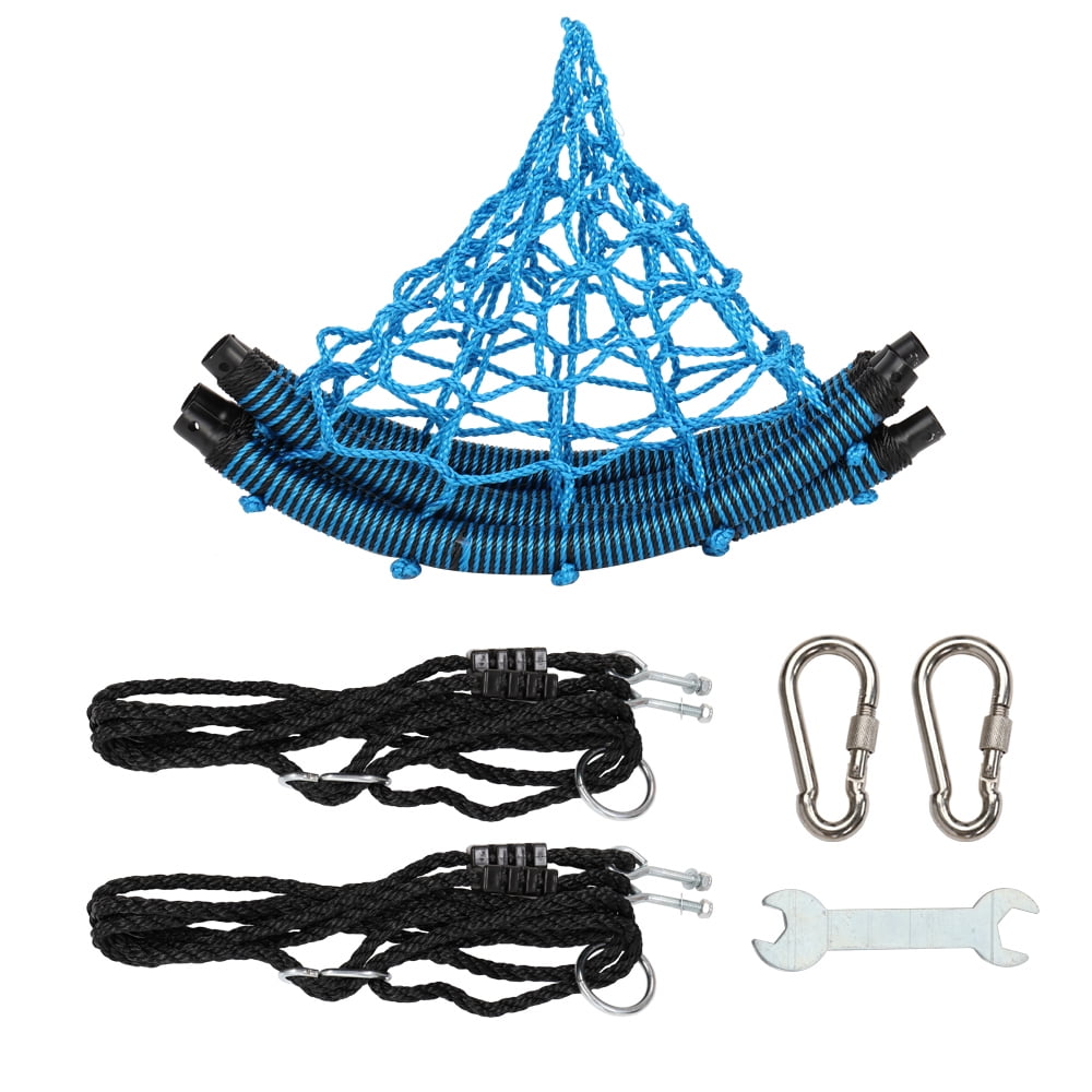 Saucer Tree Swing, 40" Spider Web Tree Swing Net Swing, Platform Rope Round Swing Saucer Tree Swing, 40" Spider Web Tree Swing Net Swing, Platform Rope Round Swing