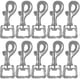 thumbnail image 1 of 20pc Snap Hooks For Dog Leash Collar Linking, Heavy Duty Swivel Clasp Eye Bolt Buckle Trigger Clip For Spring Pet Buckle, 1 of 5