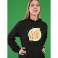 thumbnail image 2 of Get Well Soon Design Hoodie Women -Image by Shutterstock, Female Large, 2 of 4