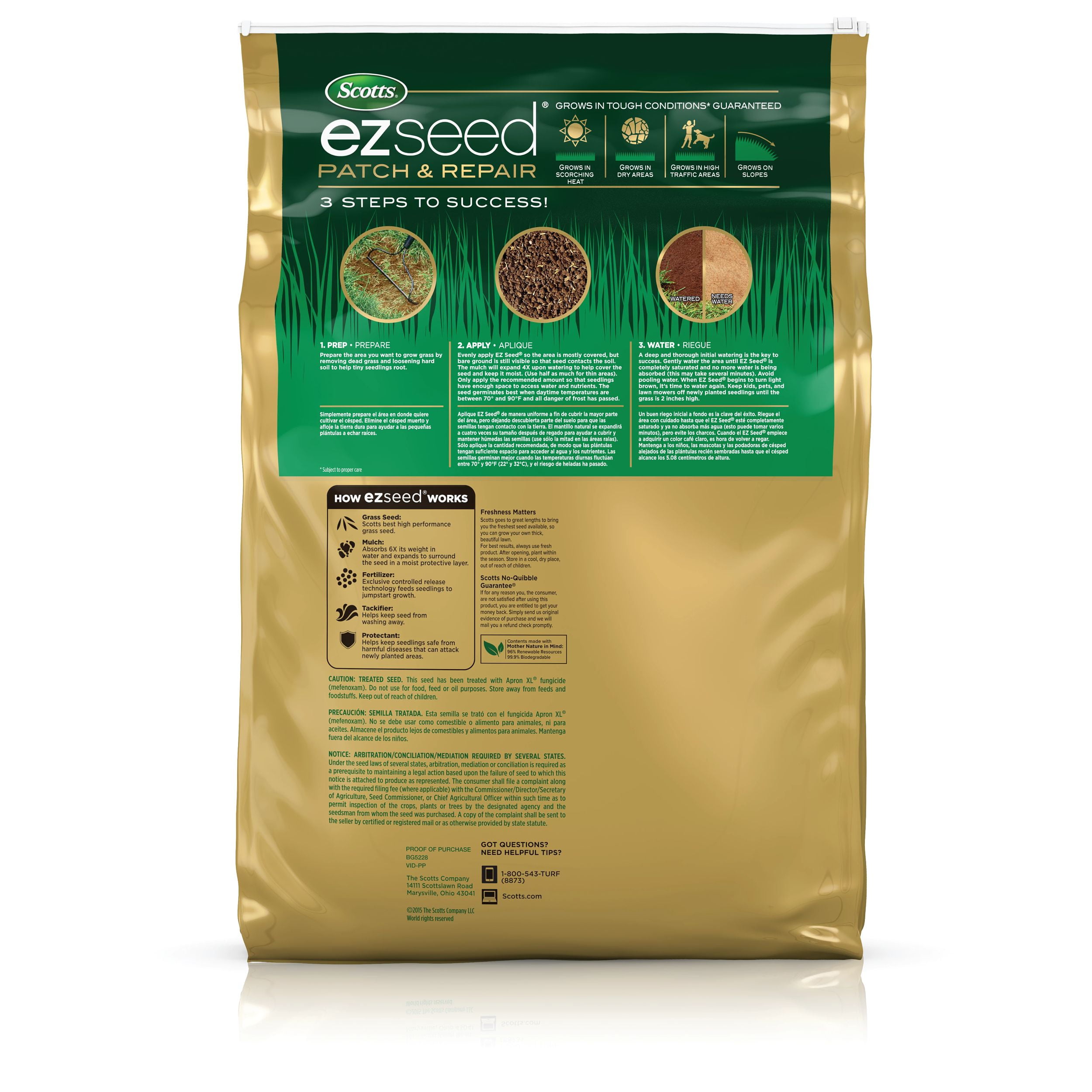 Scotts EZ Seed Patch & Repair Bermudagrass 20 lb.
