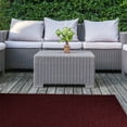 thumbnail image 3 of Furnish My Place Modern Indoor/Outdoor Commercial Solid Color Rug - Burgundy, 3' x 16', Pet and Kids Friendly Rug. Made in USA, Runner, Area Rugs Great for Kids, Pets, Event, Wedding, 3 of 12