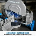 thumbnail image 5 of Evolution S355MCS 14" Mitering Chop Saw / Heavy Duty / Metal Cutting, 5 of 19