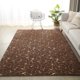 thumbnail image 1 of Alfombra de pelo de conejo de imitación simple con patrón de mármol para sala de estar, mesa de café, alfombra gruesa para dormitorio, alfombra absorbente antideslizante con pelo de conejo bronceador, 1 of 6